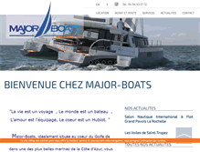 Tablet Screenshot of major-boats.com